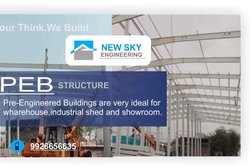 New Sky Engineering - PEB Shed Manufacturer - Steel shed Manufacturer in Indore